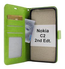 Crazy Horse Wallet Nokia C2 2nd Edition