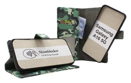 Skimblocker Samsung Galaxy A16 / A16 5G Magnet Mobilcover Design