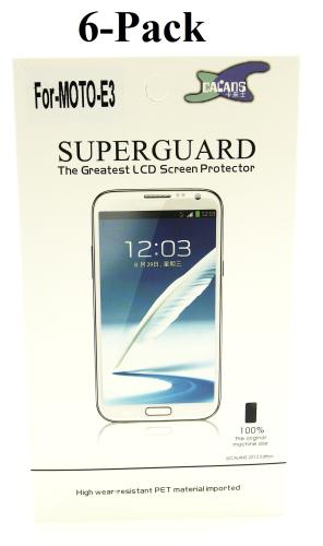 6-Pack Skærmbeskyttelse Lenovo Motorola Moto E3 (XT1700)