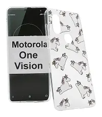 TPU Designcover Motorola One Vision