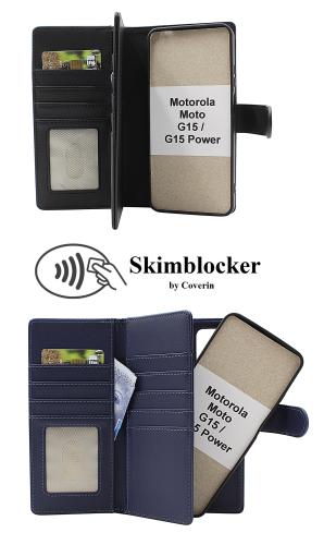 Skimblocker Motorola Moto G15 / G15 Power XL Magnet Mobilcover