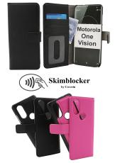 Skimblocker Magnet Wallet Motorola One Vision