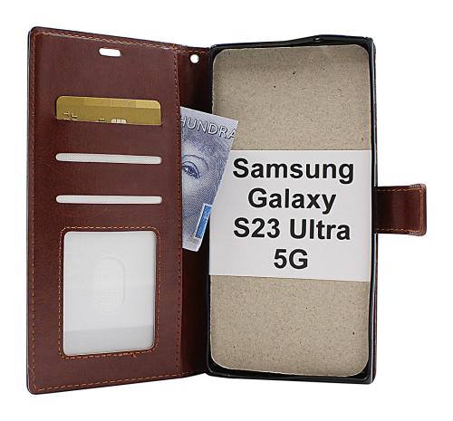 Crazy Horse Wallet Samsung Galaxy S23 Ultra 5G
