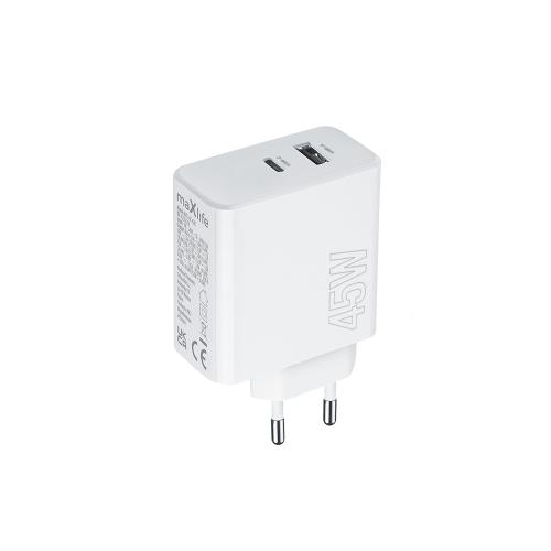 Maxlife Dual Lyn-oplader Vægadapter