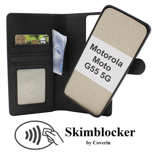 Skimblocker Motorola Moto G55 5G Magnet Mobilcover
