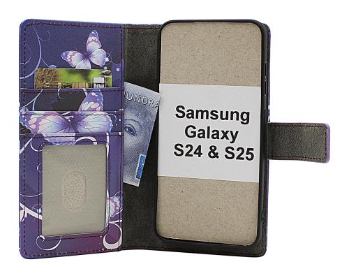 Skimblocker Samsung Galaxy S24 / S25 Magnet Mobilcover Design