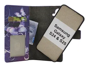 Skimblocker Samsung Galaxy S24 / S25 Magnet Mobilcover Design