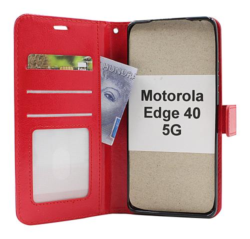 Crazy Horse Wallet Motorola Edge 40 5G