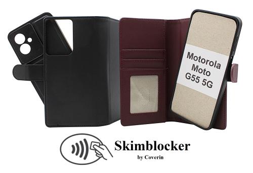Skimblocker Motorola Moto G55 5G Magnet Mobilcover