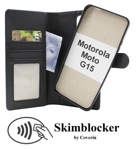 Skimblocker Motorola Moto G15 / G15 Power Magnet Mobilcover