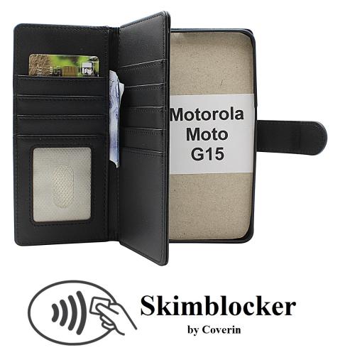 Skimblocker Motorola Moto G15 / G15 Power XL Magnet Mobilcover