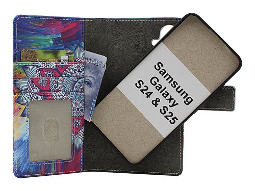 Skimblocker Samsung Galaxy S24 / S25 Magnet Mobilcover Design