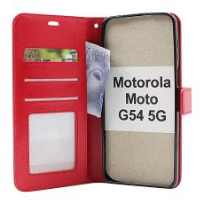 Crazy Horse Wallet Motorola Moto G54 5G