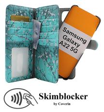 Skimblocker XL Magnet Designwallet Samsung Galaxy A22 5G (SM-A226B)