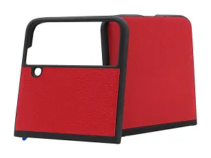 Hardcase PU L&aelig;der Cover Samsung Galaxy Z Flip 4 5G (SM-F721B)