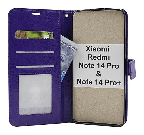 Crazy Horse Xiaomi Redmi Note 14 Pro och 14 Pro+ Mobilcover