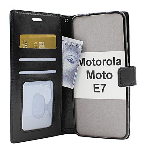 Crazy Horse Wallet Motorola Moto E7