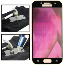 Full Frame Glasbeskyttelse Samsung Galaxy A3 2017 (A320F)