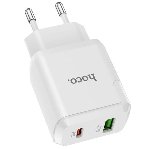 Hoco N5 Dual Lyn-oplader Vægadapter