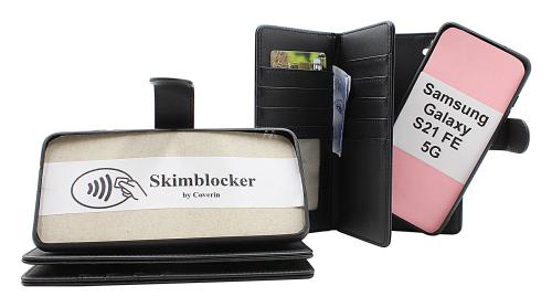Skimblocker Samsung Galaxy S21 FE 5G XL Magnet Mobilcover
