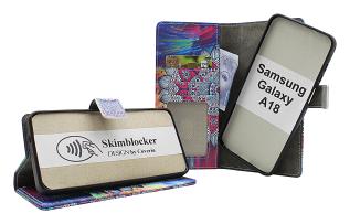 Skimblocker Samsung Galaxy A18 LTE Magnet Mobilcover Design