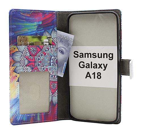 Skimblocker Samsung Galaxy A18 LTE Magnet Mobilcover Design