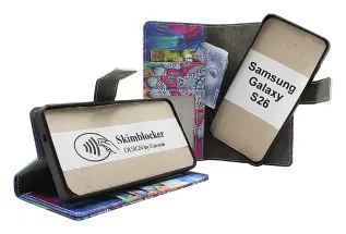Skimblocker Samsung Galaxy S26 Magnet Mobilcover Design