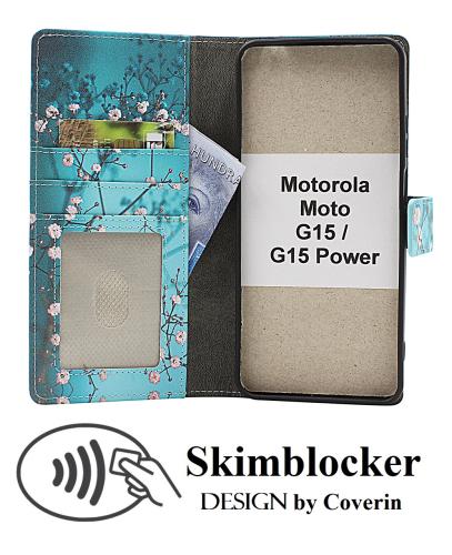 Skimblocker Motorola Moto G15 / G15 Power Mobilcover Design