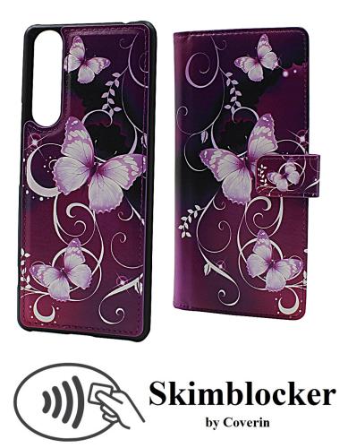Skimblocker Magnet Designwallet Sony Xperia 1 II (XQ-AT51)