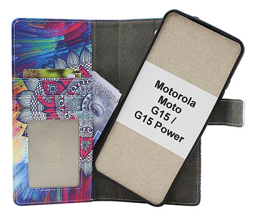 Skimblocker Motorola Moto G15 / G15 Power Magnet Mobilcover Design