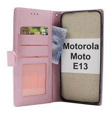 Zipper Standcase Wallet Motorola Moto E13