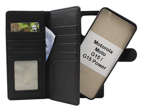 Skimblocker Motorola Moto G15 / G15 Power XL Magnet Mobilcover
