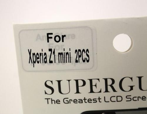 Skærmbeskyttelse Sony Xperia Z1 Compact (D5503)