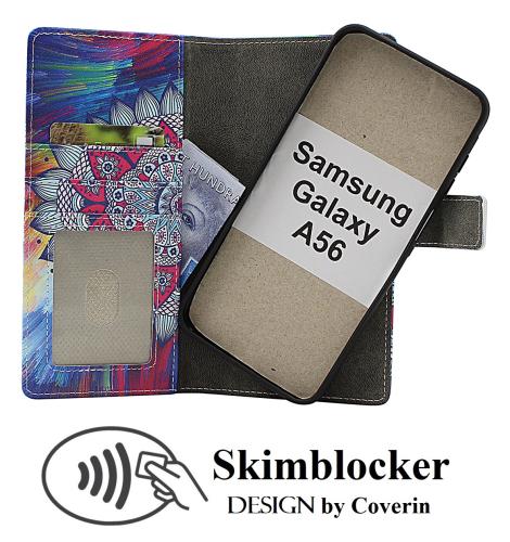 Skimblocker Samsung Galaxy A56 Magnet Mobilcover Design