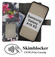 Skimblocker Samsung Galaxy A16 / A16 5G Magnet Mobilcover Design