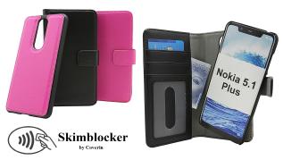 Skimblocker Magnet Wallet Nokia 5.1 Plus