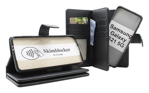 Skimblocker Samsung Galaxy S21 5G XL Magnet Mobilcover
