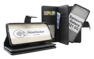 Skimblocker Samsung Galaxy S21 5G XL Magnet Mobilcover