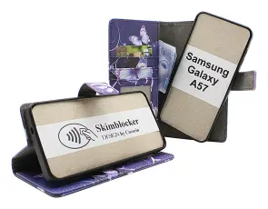 Skimblocker Samsung Galaxy A57 5G Magnet Mobilcover Design