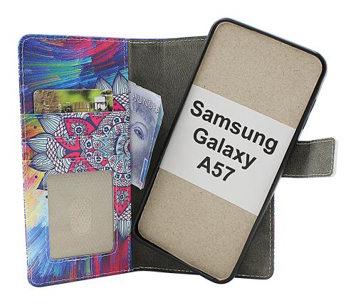 Skimblocker Samsung Galaxy A57 5G Magnet Mobilcover Design