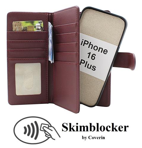 Skimblocker iPhone 16 Plus XL Magnet Mobilcover