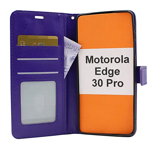 Crazy Horse Wallet Motorola Edge 30 Pro