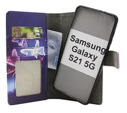 Skimblocker Samsung Galaxy S21 5G Magnet Mobilcover Design
