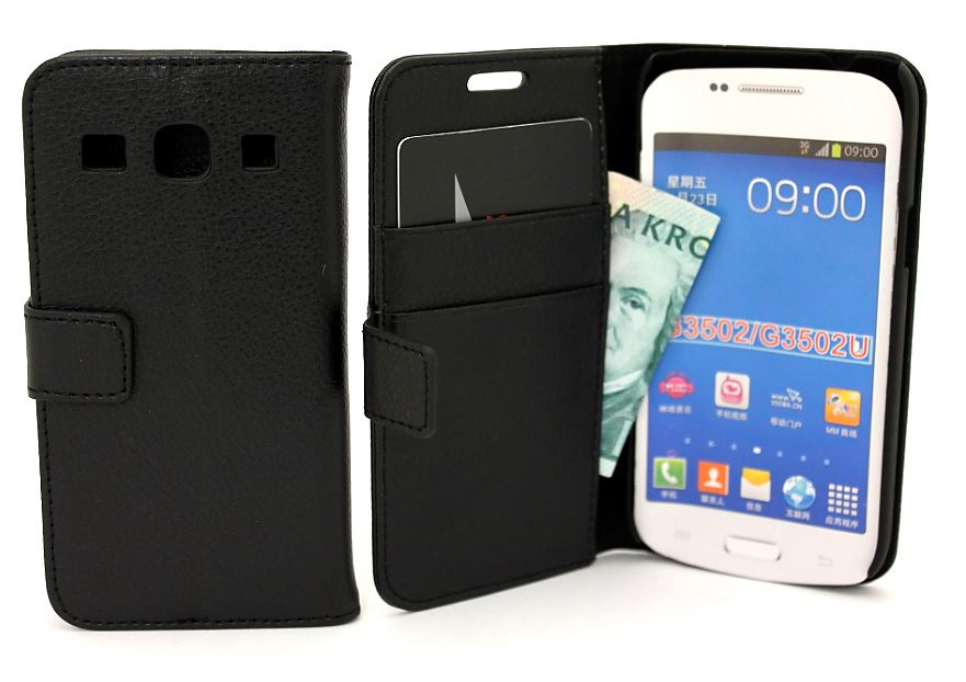 Standcase wallet Samsung Galaxy Core Plus (G3500)