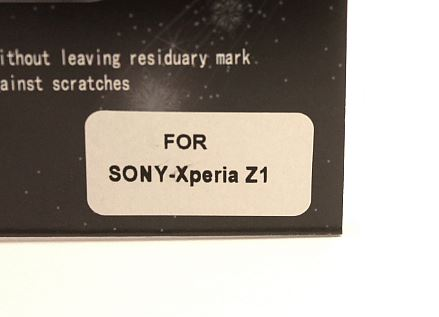 Skrmbeskyttelse Sony Xperia Z1 (C6903,L39h)