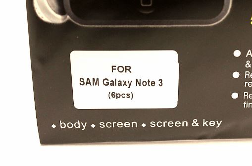 Skrmbeskyttelse Samsung Galaxy Note 3 (n9005)