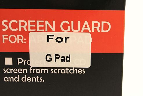 Skrmbeskyttelse LG G Pad (V500) 8,3