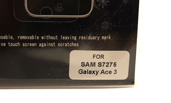 Skrmbeskyttelse Samsung Galaxy Ace 3 (S7275)