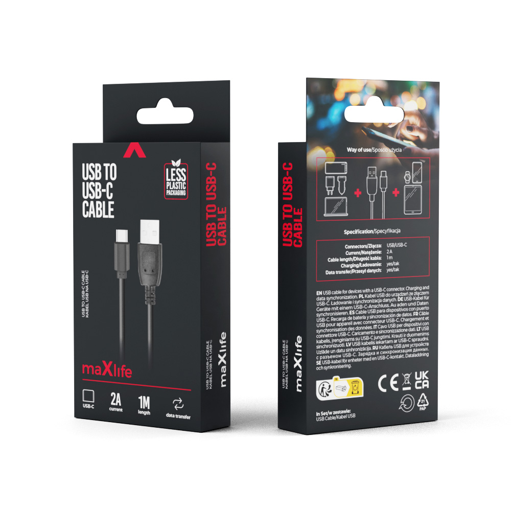 Product Image for Maxlife Type-C USB Kabel