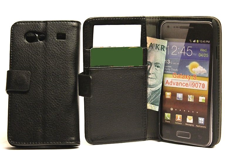 Standcase wallet Samsung Galaxy S Advance (i9070) Sort